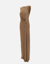 Abito Red Carpet in jersey di viscosa lucida ABR2461E2 229 ELISABETTA FRANCHI 