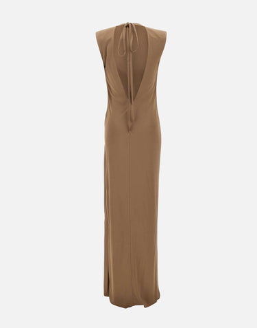 Abito Red Carpet in jersey di viscosa lucida ABR2461E2 229 ELISABETTA FRANCHI 