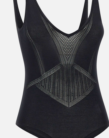 Body in maglia traforata BK80W61E2 110 ELISABETTA FRANCHI 