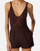 Body in maglia traforata BK80W61E2 644 ELISABETTA FRANCHI 