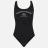 Body in maglia con logo stampato BK81Q61E2 110 ELISABETTA FRANCHI 