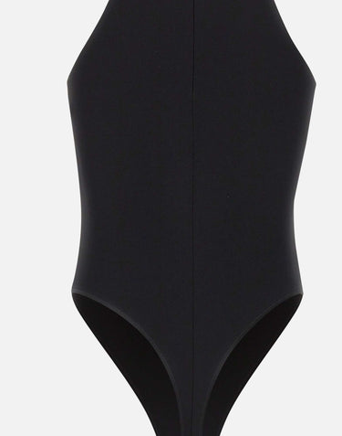 Body in jersey crêpe con dettaglio gioiello BO01761E2 110 ELISABETTA FRANCHI 