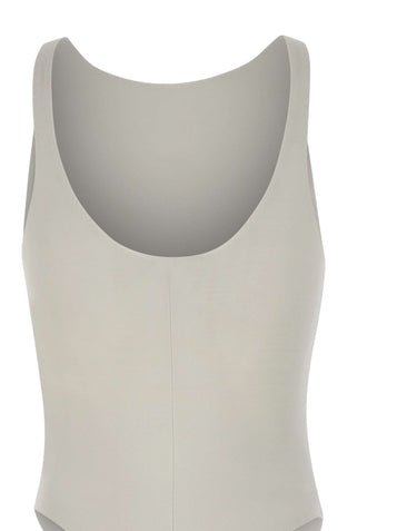 Body in jersey crêpe con dettagli logo BO03462E2 360 ELISABETTA FRANCHI 