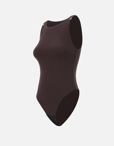 Body in jersey crêpe con dettagli logo BO03462E2 EV9 ELISABETTA FRANCHI 