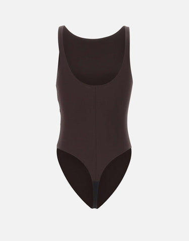 Body in jersey crêpe con dettagli logo BO03462E2 EV9 ELISABETTA FRANCHI 