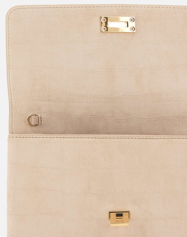 Pochette scamosciata stampa cocco BS64A61E2 135 ELISABETTA FRANCHI 