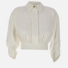 Camicia in georgette con nodo dietro CA14761E2 360 ELISABETTA FRANCHI 