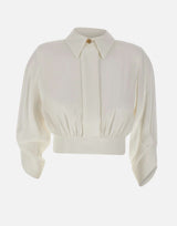 Camicia in georgette con nodo dietro CA14761E2 360 ELISABETTA FRANCHI 