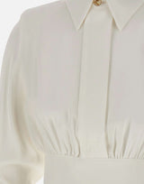 Camicia in georgette con nodo dietro CA14761E2 360 ELISABETTA FRANCHI 