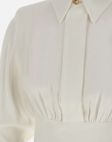 Camicia in georgette con nodo dietro CA14761E2 360 ELISABETTA FRANCHI 