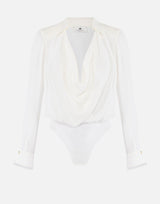 Body in georgette di viscosa CB00261E2 360 ELISABETTA FRANCHI 