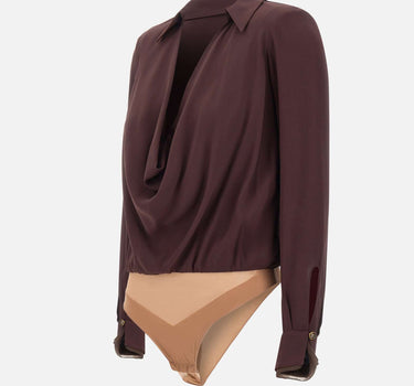 Body in georgette di viscosa CB00261E2 644 ELISABETTA FRANCHI 