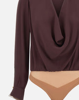 Body in georgette di viscosa CB00261E2 644 ELISABETTA FRANCHI 