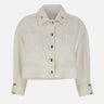 Caban in gabardina con bottoni gioiello GB00561E2 360 ELISABETTA FRANCHI 