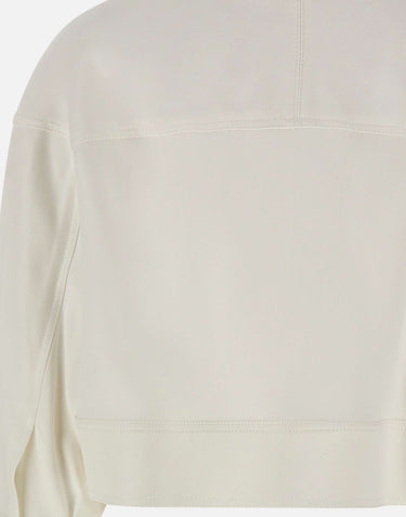 Caban in gabardina con bottoni gioiello GB00561E2 360 ELISABETTA FRANCHI 