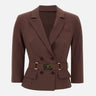 Giacca in tessuto tecnico bielastico GI22461E2 644 ELISABETTA FRANCHI 