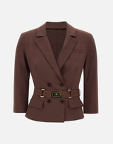 Giacca in tessuto tecnico bielastico GI22461E2 644 ELISABETTA FRANCHI 
