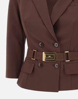 Giacca in tessuto tecnico bielastico GI22461E2 644 ELISABETTA FRANCHI 