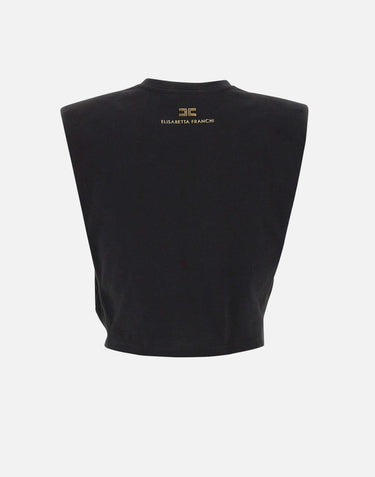 Top in jersey con nodo MA01161E2 110 ELISABETTA FRANCHI 