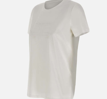 T-shirt in jersey con logo ricamato MA71G61E2 270 ELISABETTA FRANCHI 