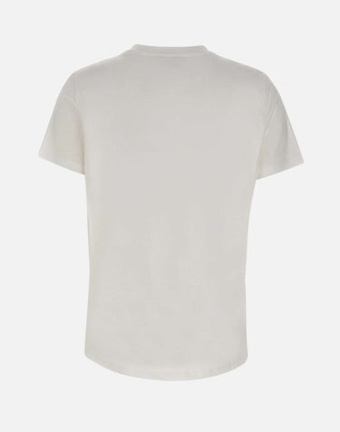 T-shirt in jersey con logo ricamato MA71G61E2 270 ELISABETTA FRANCHI 