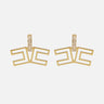 Orecchini con pavé di strass OR31A61E2 U95 ELISABETTA FRANCHI 