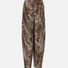 Pantaloni in jersey leggero con stampa alligatore PA16261E2 644 ELISABETTA FRANCHI 