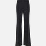 Pantaloni in doppio crêpe stretch con logo ricamato PA17161E2 110 ELISABETTA FRANCHI 