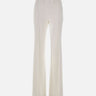Pantaloni in doppio crêpe stretch con logo ricamato PA17161E2 360 ELISABETTA FRANCHI 