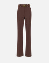 Pantaloni in tessuto tecnico bielastico con cintura PA17261E2 644 ELISABETTA FRANCHI 