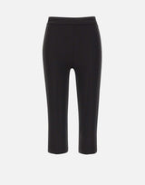 Pantaloni in crêpe leggero e raso PA19063E2 110 ELISABETTA FRANCHI 