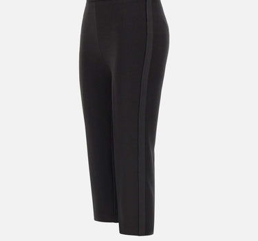 Pantaloni in crêpe leggero e raso PA19063E2 110 ELISABETTA FRANCHI 