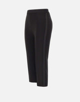 Pantaloni in crêpe leggero e raso PA19063E2 110 ELISABETTA FRANCHI 