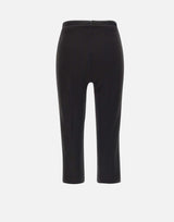 Pantaloni in crêpe leggero e raso PA19063E2 110 ELISABETTA FRANCHI 