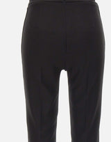 Pantaloni in crêpe leggero e raso PA19063E2 110 ELISABETTA FRANCHI 