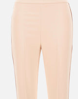 Pantaloni in crêpe leggero e raso PA19063E2 EA1 ELISABETTA FRANCHI 