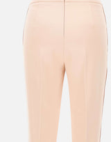 Pantaloni in crêpe leggero e raso PA19063E2 EA1 ELISABETTA FRANCHI 