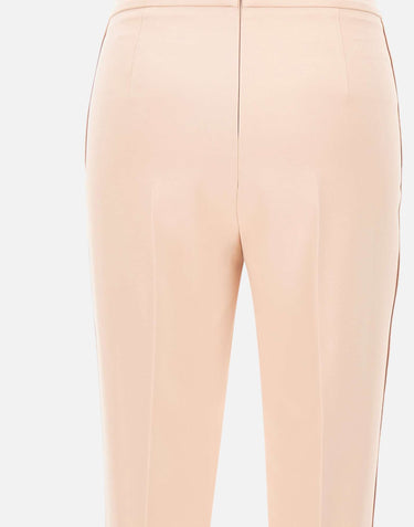 Pantaloni in crêpe leggero e raso PA19063E2 EA1 ELISABETTA FRANCHI 