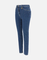 Jeans skinny con dettaglio logo PJ30I61E2 139 ELISABETTA FRANCHI 