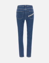 Jeans skinny con dettaglio logo PJ30I61E2 139 ELISABETTA FRANCHI 