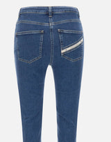 Jeans skinny con dettaglio logo PJ30I61E2 139 ELISABETTA FRANCHI 