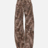 Jeans in drill con stampa alligatore PJ31D61E2 644 ELISABETTA FRANCHI 