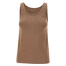 Top in maglia con bande in viscosa lucida TK72S61E2 727 ELISABETTA FRANCHI 