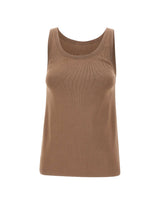 Top in maglia con bande in viscosa lucida TK72S61E2 727 ELISABETTA FRANCHI 
