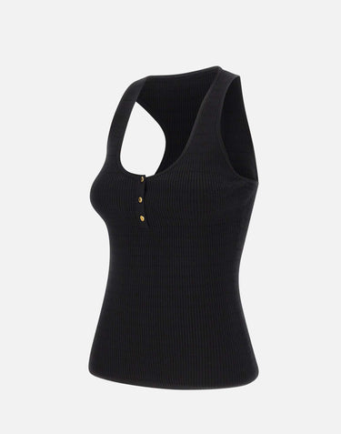 Top in maglia a micro-trecce TK75B61E2 110 ELISABETTA FRANCHI 