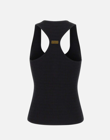 Top in maglia a micro-trecce TK75B61E2 110 ELISABETTA FRANCHI 