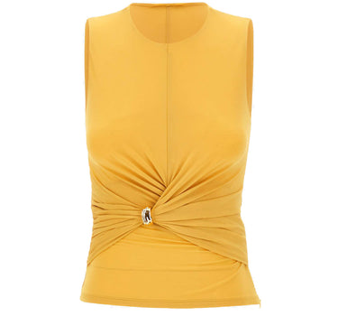 Top in jersey con dettaglio gioiello TO03761E2 EV4 ELISABETTA FRANCHI 