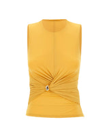 Top in jersey con dettaglio gioiello TO03761E2 EV4 ELISABETTA FRANCHI 