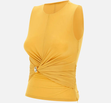 Top in jersey con dettaglio gioiello TO03761E2 EV4 ELISABETTA FRANCHI 