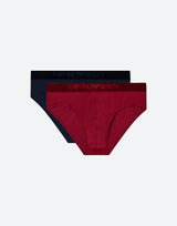 Set due slip in jersey di cotone biologico EM000251 AF15005M5059 EMPORIO ARMANI 